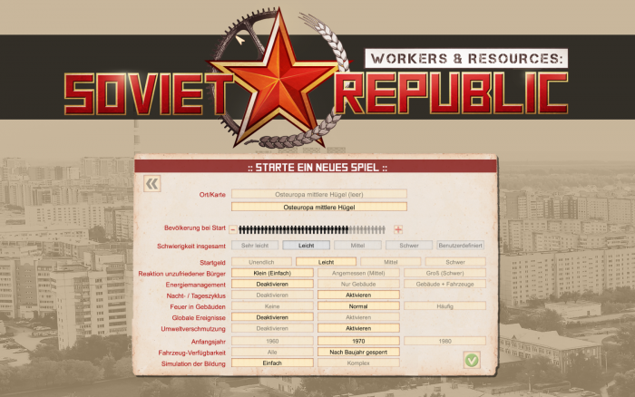 In Workers & Resources: Soviet Republic verwalten wir ein sozialistisches Land mit einer Planwirtschaft. (Bild: 3Division Entertainment/Screenshot: Golem.de)